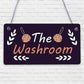 The Washroom Shabby Chic Novelty Bathroom Toilet Signs And Plaques Wall Decor