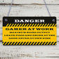 Funny Gaming Warning Sign Novelty Gaming Gifts For Boys Gamer Birthday Present