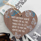 Auntie Gifts For Birthday Shabby Chic Wood Heart Best FRIEND Keepsake Thank You