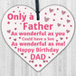 Dad Birthday Gifts From Daughter Wooden Heart Funny Novelty Gift For Him