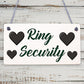 Shabby & Chic Wedding Sign Ring Security Pageboy Best Man Plaque Bride Marriage