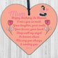 MUM Mother Memorial Birthday Plaque Wood Heart Grave Tribute Rememberance Gift