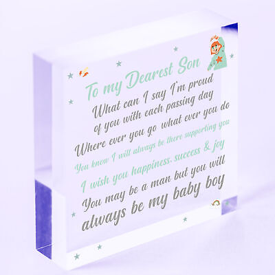 Son Gifts Birthday Card From Mum And Dad 16th 18th 21st Birthday Gift For Son