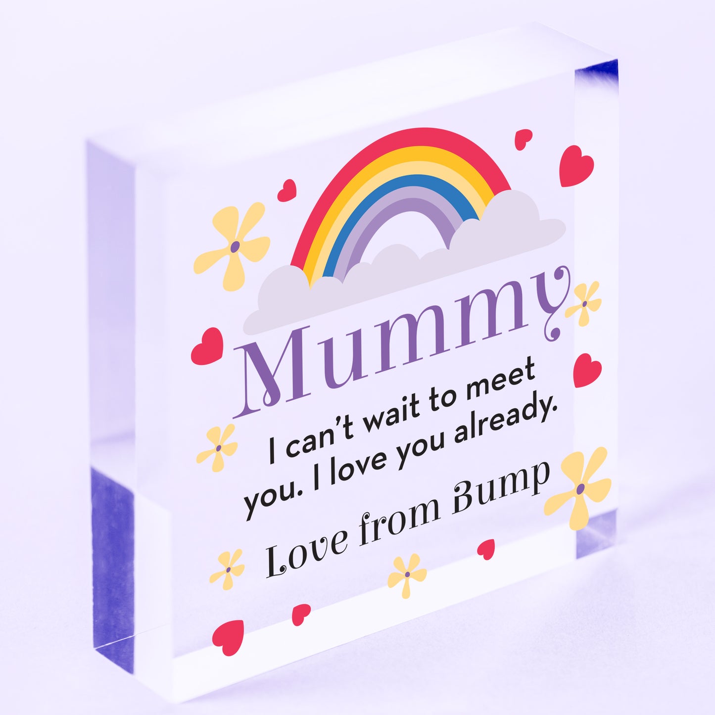 Personalised Mum To Be Gifts From Baby Bump Rainbow Baby Gifts for Mummy To Be