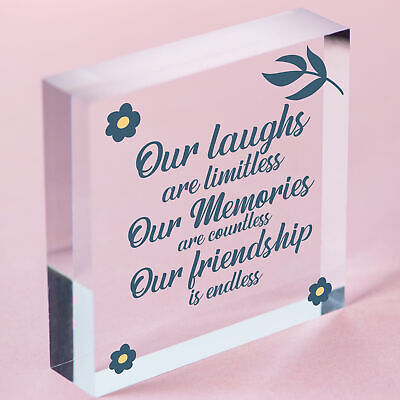 THANK YOU Best Friend Heart Friendship Gift For Birthday Christmas Keepsakes