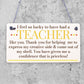 THANK YOU Gift For Teacher Teaching Assistant Leaving Nursery School Gift Plaque