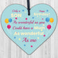 FUNNY Birthday Gift For Son Wood Heart Son Birthday Card Keepsake Gifts For Him