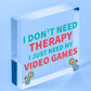 Funny Gaming Sign Neon Effect Hanging Bedroom Sign Gamer Gift Keepsake