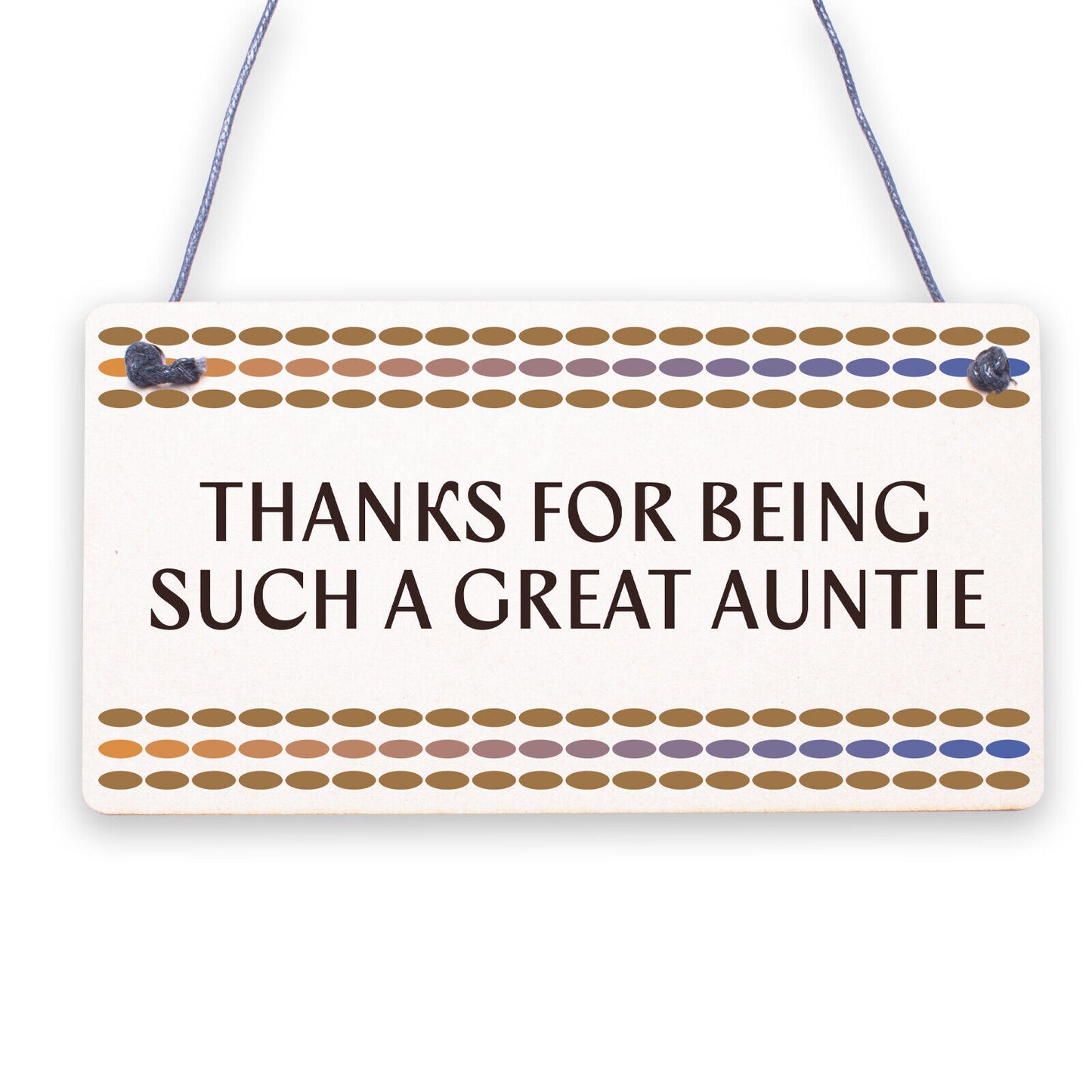 Auntie Things You Do Wooden Hanging Plaque Sign Love Gift Aunt Present Thank You