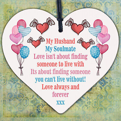 Soulmate Gift For Husband Heart Anniversary Gift For Husband Love Gift For Him