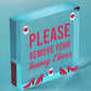 Please Remove Your Jimmy Choos Shabby Shoes Plaque Sign Chic Home Gift Take Off