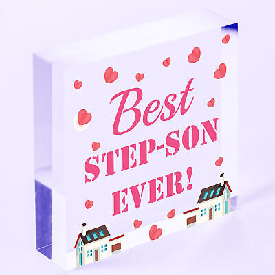 Best Step Son Gifts Mirror Heart Birthday Gift For Step-Son Novelty Gift For Him