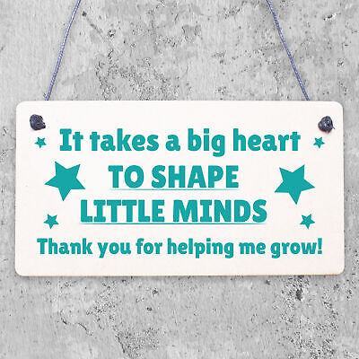 Thank You Gifts For Teacher Teaching Assistant Nursery Teacher Wooden Plaque