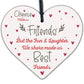 Chance Made Us Colleagues Heart Plaque Sign Friendship FRIEND Gift Thank You