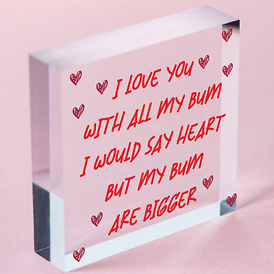 Funny Valentines Day Card For Boyfriend Husband Novelty Card For Him Rude Gift