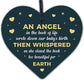 Angel Baby Memorial Gifts Wooden Heart Plaque Heaven Love Bereavement Sign