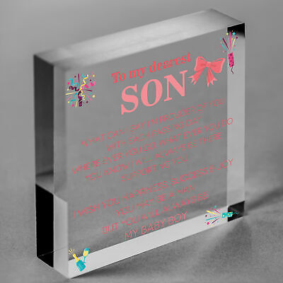 Son Gifts From Dad 18th 21st Birthday Gift Card Son Gift From Mum Gift For Him