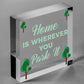 Caravan Home Novelty Camping Camper Plaque Sign Motorhome Gift Hanging Sign