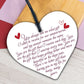 3rd Wedding Anniversary Gift Wooden Heart Leather Third Wedding Anniversary Gift