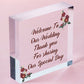 Welcome To Our Wedding Sign And Plaque Standing Table Plaque Wedding Decoration