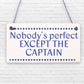 Nautical Sign Captai nBar Pub Bathroom Man Cave Kitchen Plaque Fishing Boat Gift