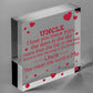 Uncle Birthday Gifts Wooden Heart Plaque Uncle Birthday Card Thank You Gifts