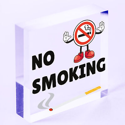 No Smoking Area Hanging Sign Hotel Garden Pub Bar Door Wall Warning Plaque