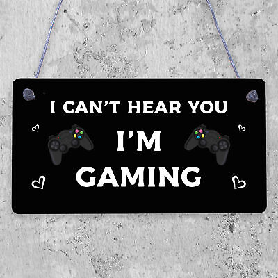 Gaming Bedroom Door Sign Novelty Gamer Gift For Brother Son Dad Christmas Gift