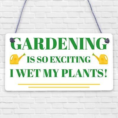 Funny Garden Plaque Novelty Summer House Garden Shed Sign Decor Gift For Her