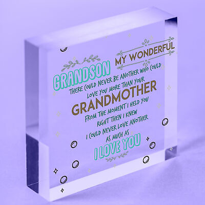 Birthday Gifts For Grandson From Grandparents Heart Keepsake Grandmother Gifts