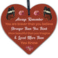 You Are Braver Stronger Smarter & Beautiful Wooden Hanging Friends Plaque