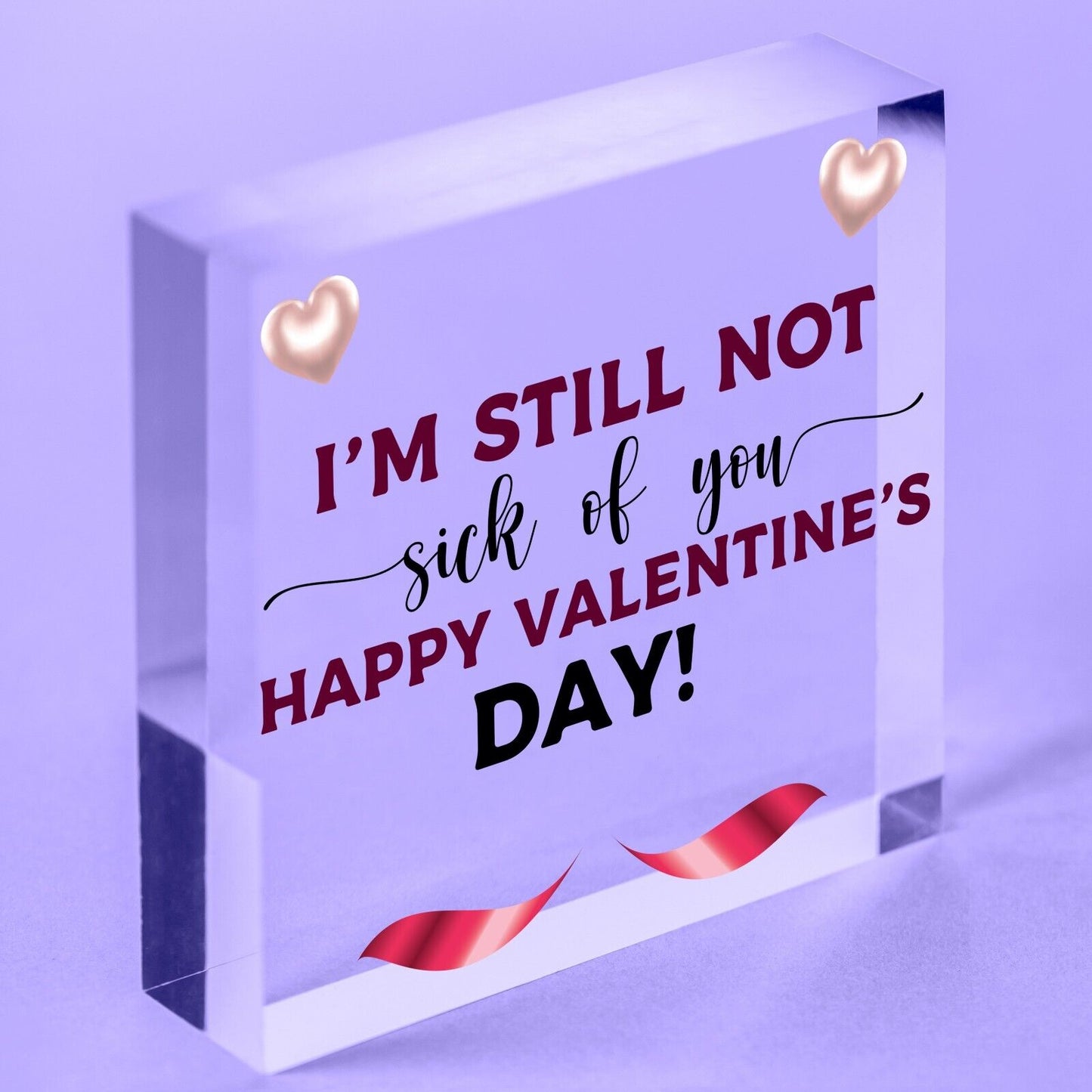 Funny Valentines Day Rude Block For Him Her Novelty For Boyfriend Girlfriend