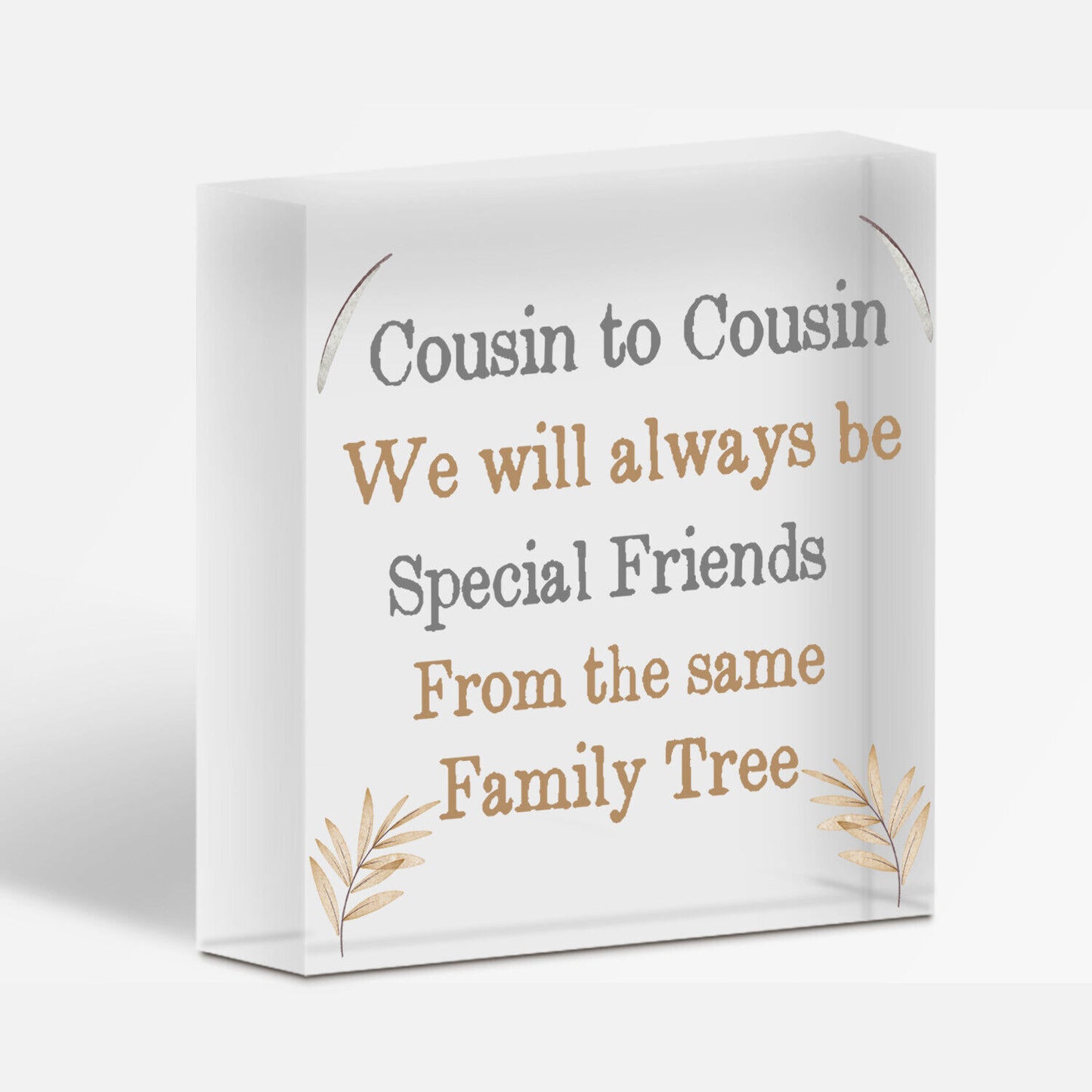 Birthday Christmas Gift For Cousin Special Family Plaques Best Friend Keepsakes