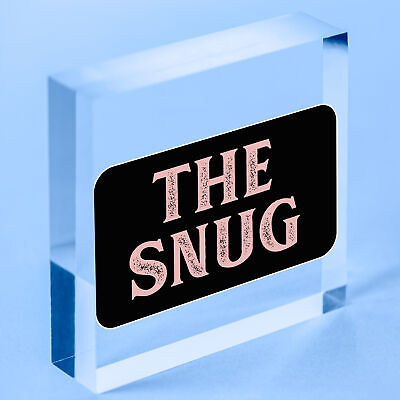 The Snug Sign New Home Gift Summerhouse Sign Hanging Door Sign Gift For Family