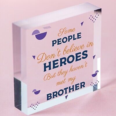 Being Promoted To Big Brother Wooden Hanging Heart Plaque Brothers Love Sign