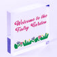 Welcome To The Fairy Garden Hanging Plaque Garden Shed SummerHouse Sign Gifts