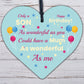 FUNNY Birthday Gift For Son Wood Heart Son Birthday Card Keepsake Gifts For Him