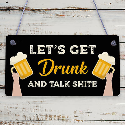 FUNNY Alcohol Sign For Your Bar Novelty Bar Pub Man Cave Plaque Vodka Beer Gin