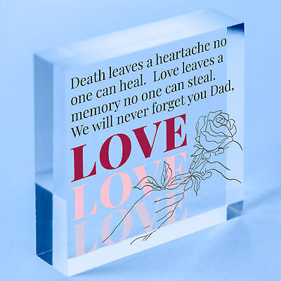 Personalised Dad Grandad Remembrance Memorial Ornament Gift Christmas Memorial