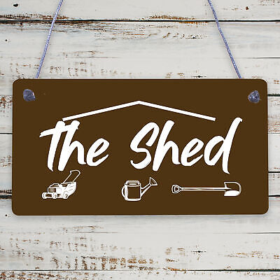 The Shed Signs And Plaques Greenhouse Garden Sign Grandad Mum Nan Birthday Gift