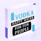 Vodka Novelty Sign Funny Friendship Alcohol Man Cave Bar Pub Hanging Plaque