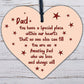 Amazing Dad Gifts For Birthday Wooden Heart Sign Thank You Gifts For Dad