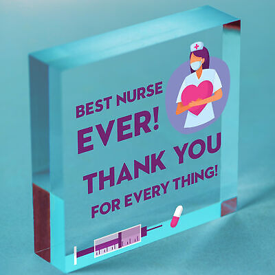 Thank You Gift For Nurse Wood Heart Gift For Him or Her Volunteer Gift Keepsake