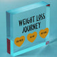 Weight Loss Tracker Chalkboard Hanging Sign Weight Watchers Progress Plaque