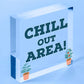 Chill Out Area Hot Tub Man Cave Shed Summer House Shed Garden Sign Plaque