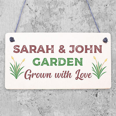 Garden Sign Hanging Door Wall Summerhouse Shed Decking Sign Home Decor Gift