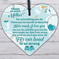 Thank You Mum Gifts Wooden Heart Cute Mums Sign Daughter Baby Bump Gifts New