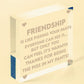 Best Friendship Gift Plaque For Special Friend Gifts For Women Engraved Ornament