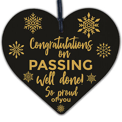 Congratulations You PASSED Wood Heart University Colleague Exam Graduation Gift