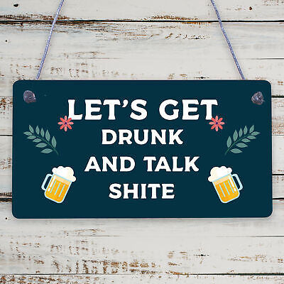 Funny Bar Signs Novelty Home Bar Man Cave Decor Signs And Plaques Gift For Him